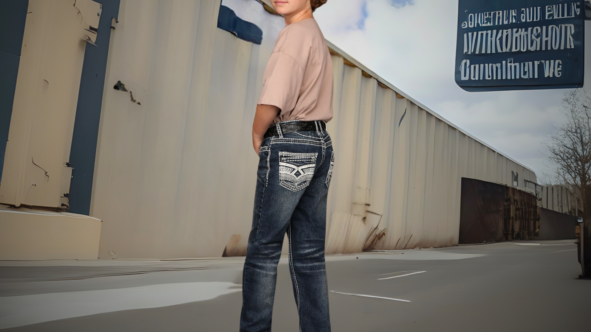 BOY'S EMBROIDER JEANS