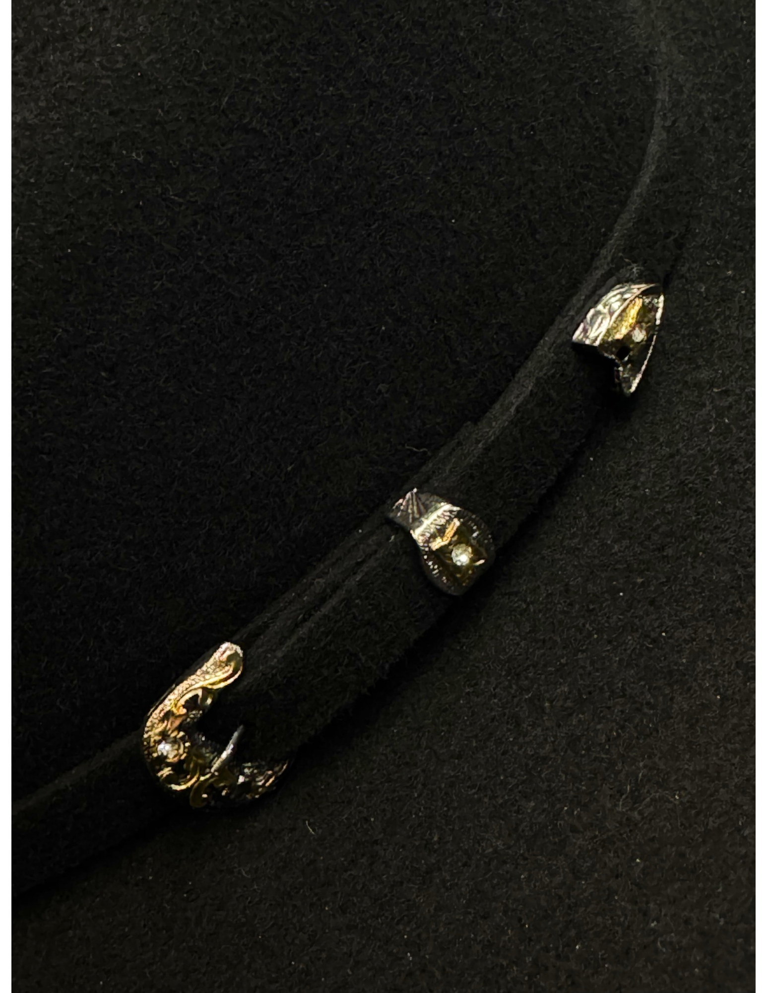 La Sultana Hat Collection 4x Wool Felt Black / Texas