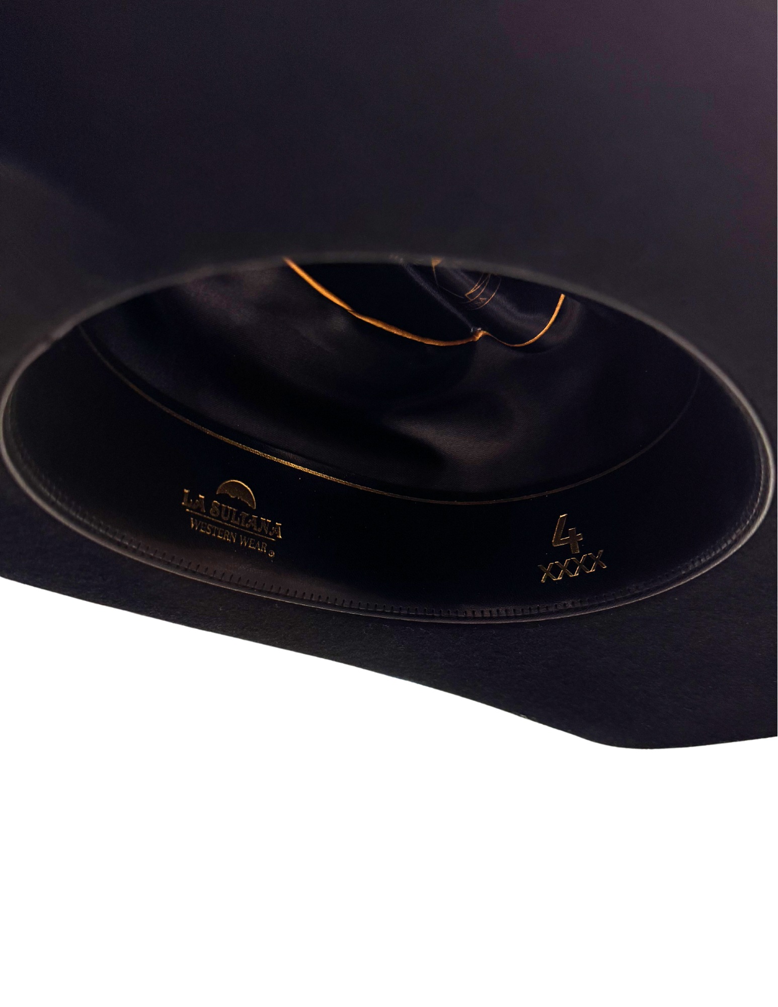 La Sultana Hat Collection 4x Wool Felt Black / Texas