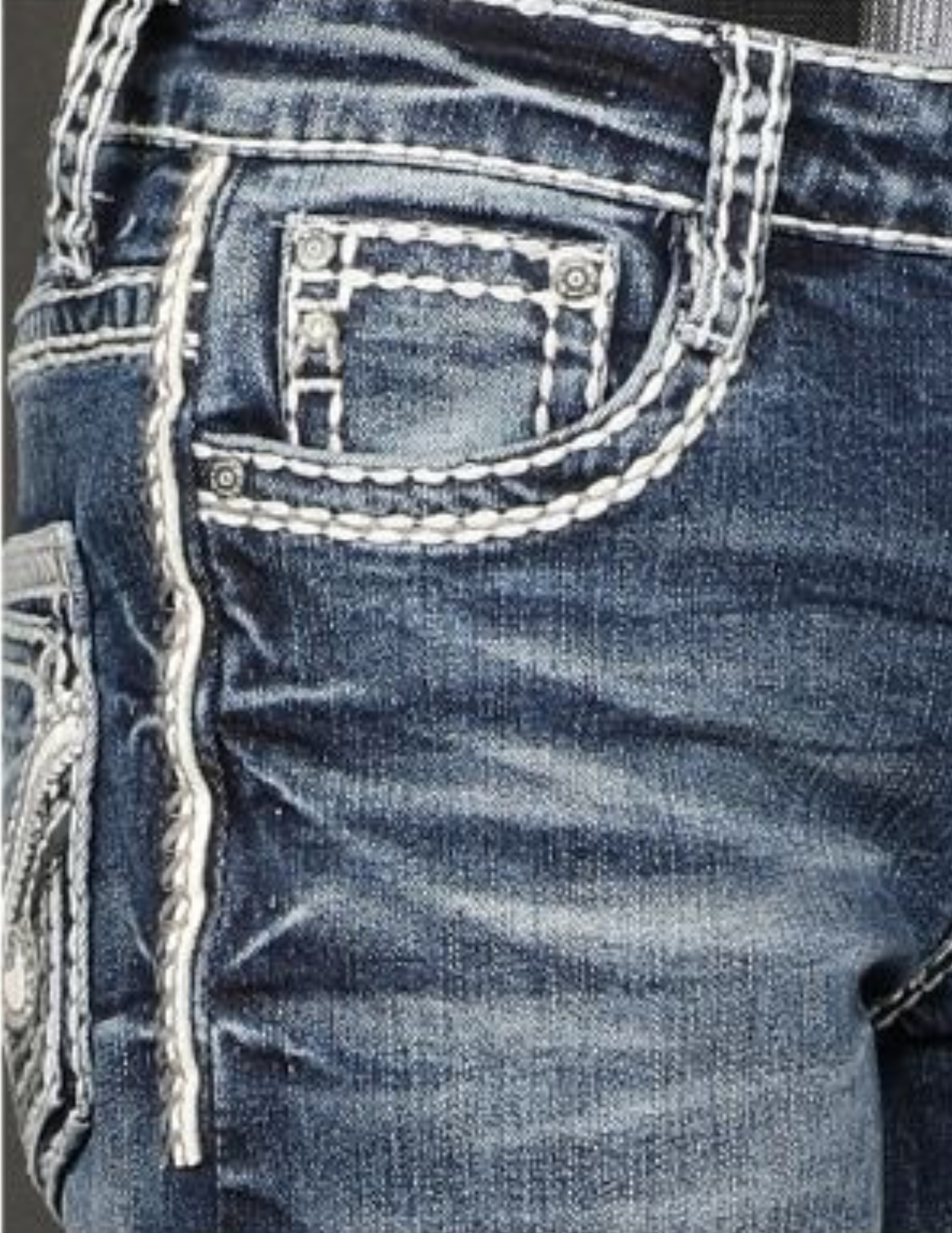 Boot Cut Embroider Jeans Boy's AM-2206-K