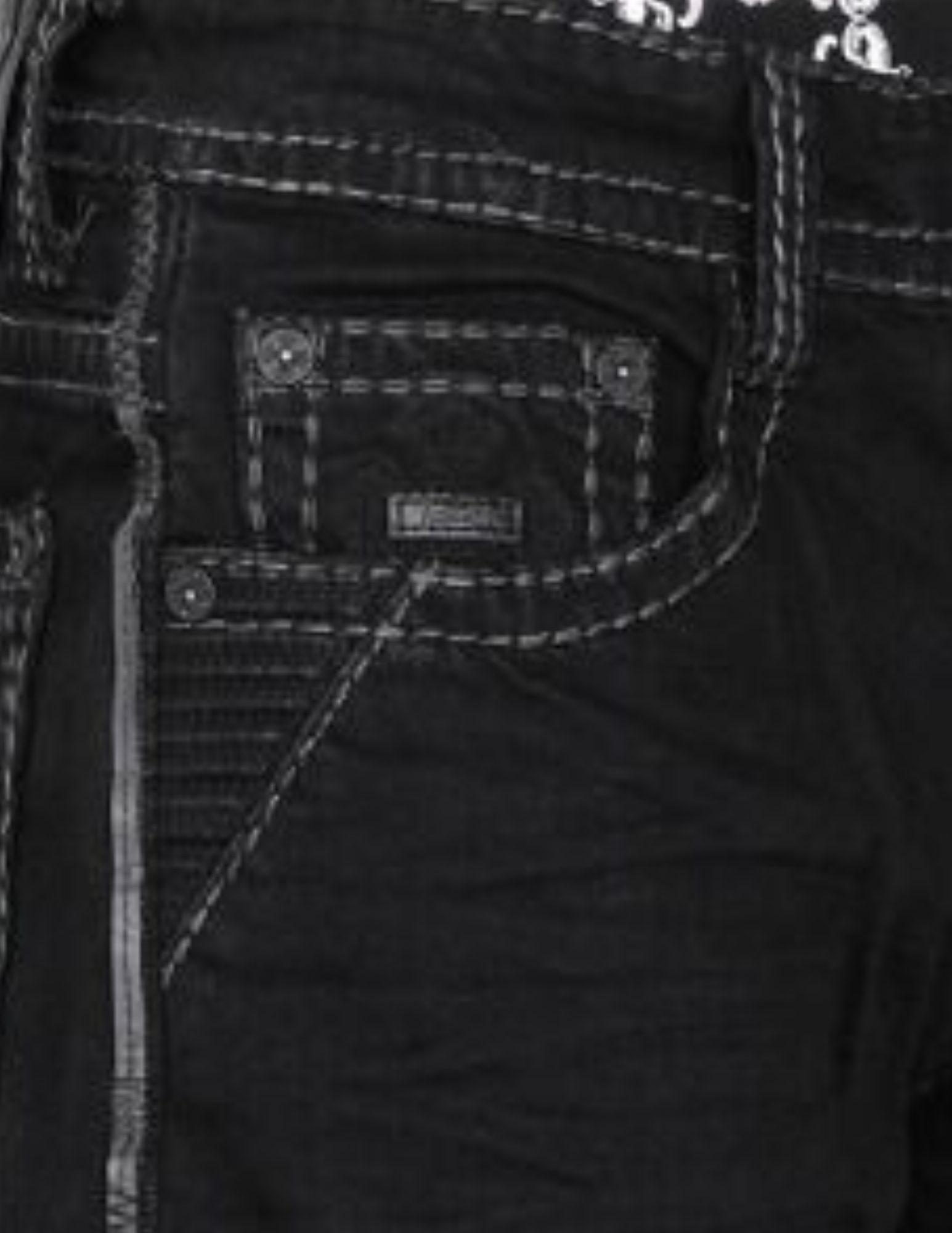 Boot Cut Embroider Jeans Men's AM-2202