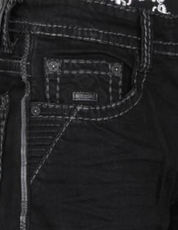 Boot Cut Embroider Jeans Men's AM-2202