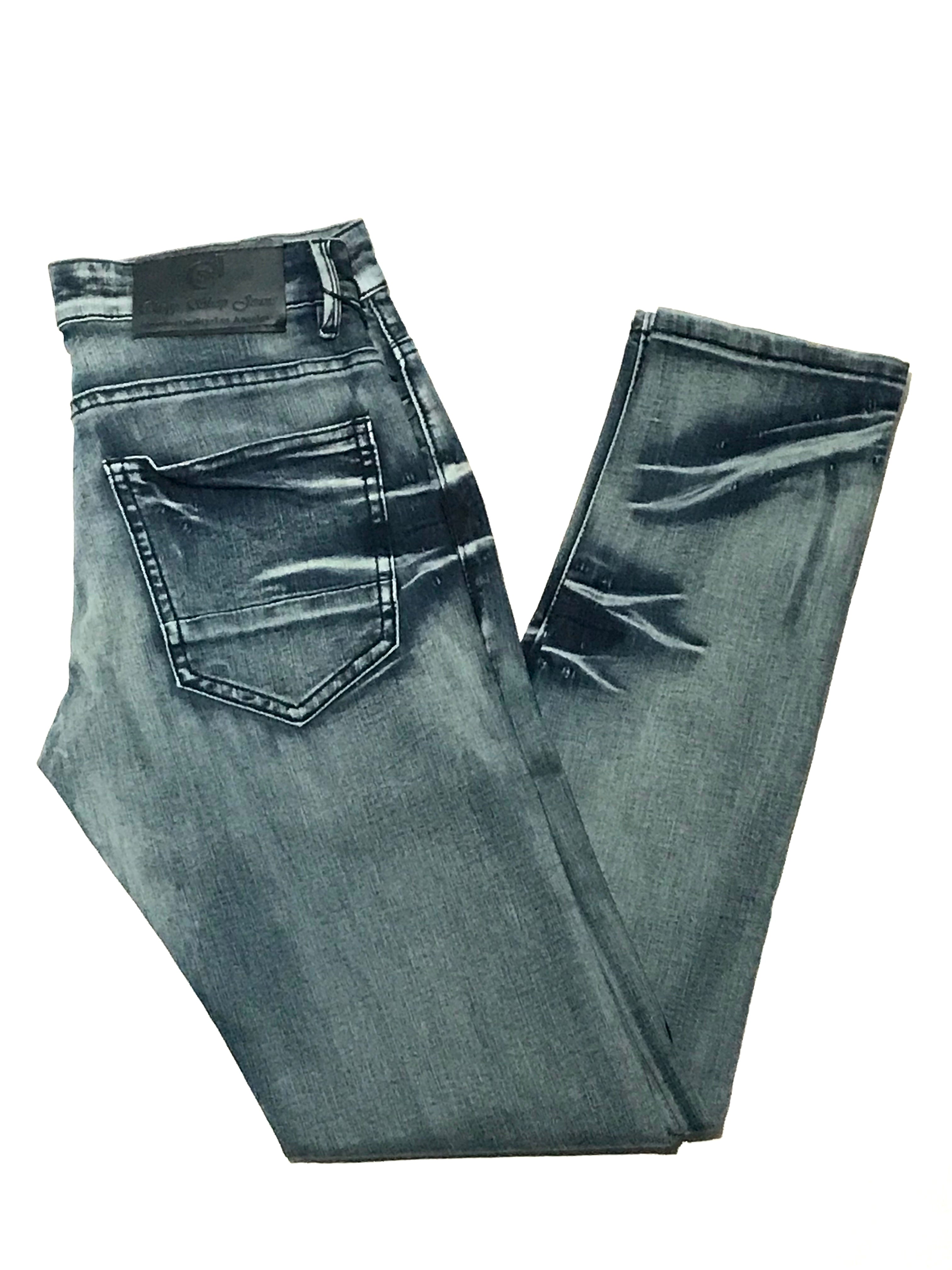 Original Classic Skinny Jeans Light Blue/Dark Fade