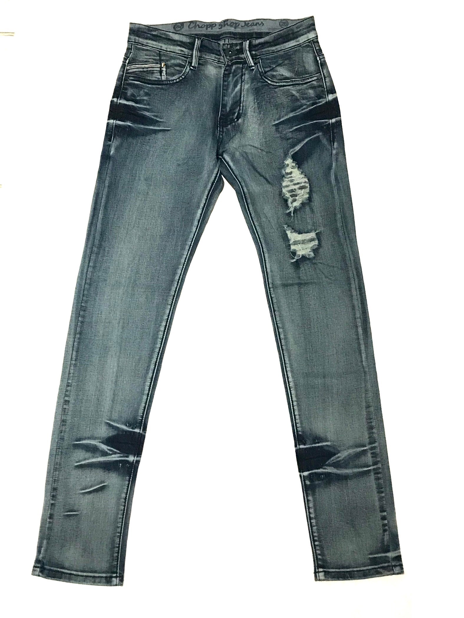 Original Classic Skinny Jeans Light Blue/Dark Fade