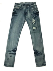 Original Classic Skinny Jeans Light Blue/Dark Fade