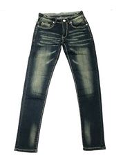 Original Classic Skinny Jeans Medium Blue/ Tan Fade