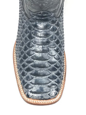 Python Print Blue/Royal Blue Western Classic Men's Boots