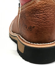 Texas State Flag Work Boots Honey