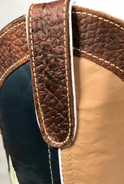 Texas State Flag Work Boots Brown