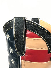 U.S.A Flag Work Boots Black