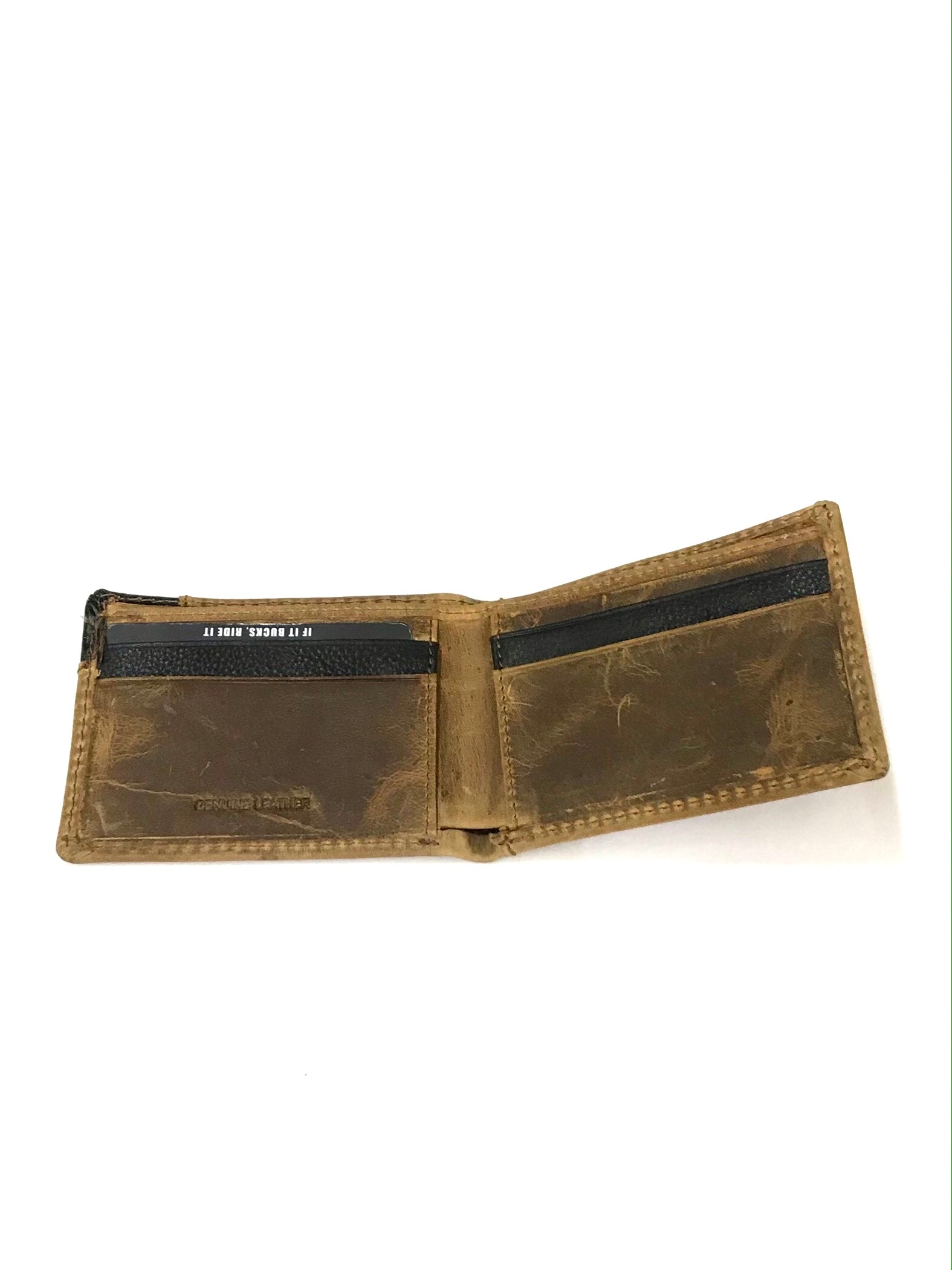 Accesorios Cartera Hooey Avestruz Negra By-Fold