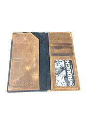 Accesorios Cartera Hooey piel vacuno marrón By-Fold Long