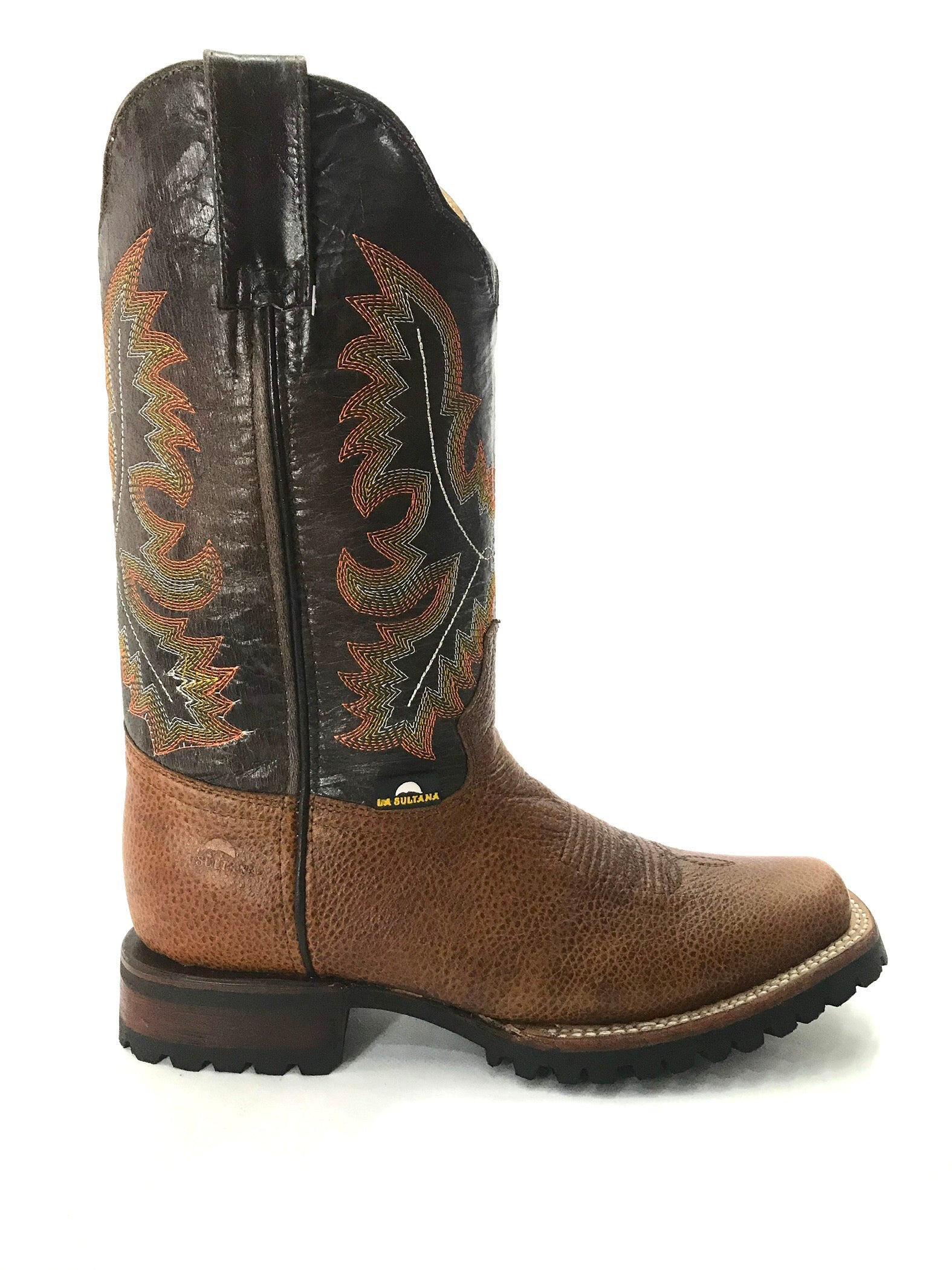 La Sultana Boots Collection Black Cow Leather Men's Boots