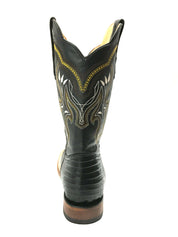 La Sultana Boots Collection Print Black Lizard Men's Boots