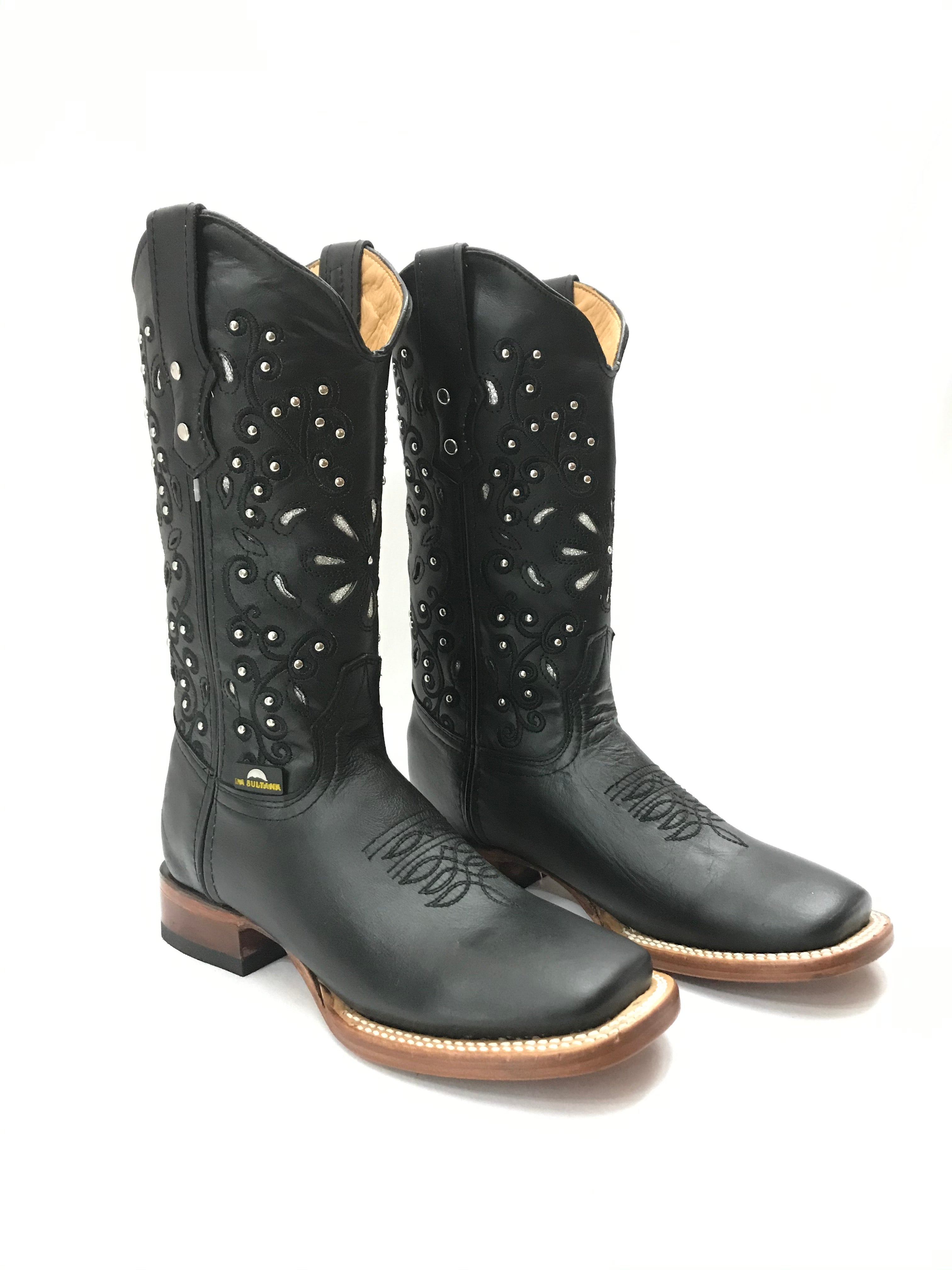 Colección Botas La Sultana Black Daisy Botas Mujer