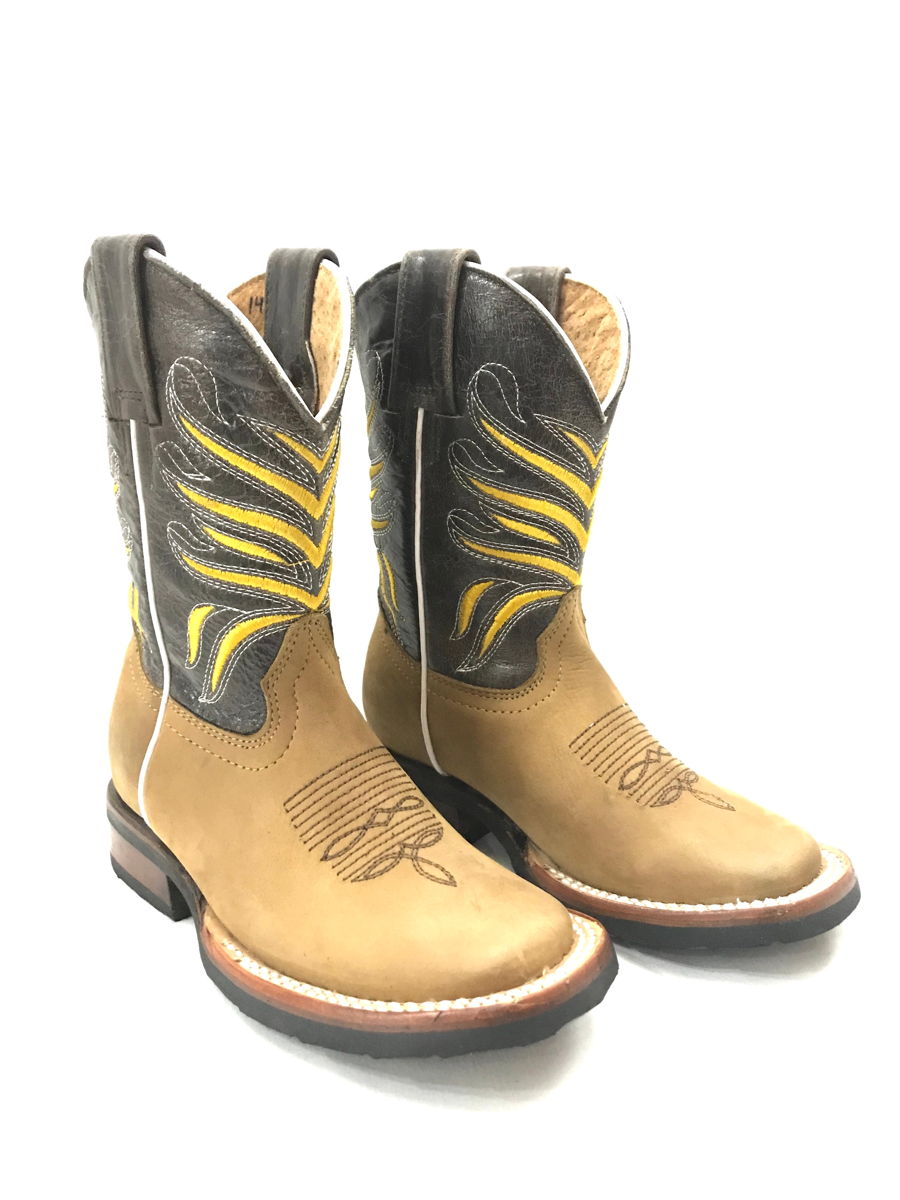 Colección Botas La Sultana Color Tang/ Chocolate Botas Niño Niño
