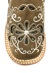 La Sultana Boots Collection Color Light Brown/Silver Kids Boots Girls