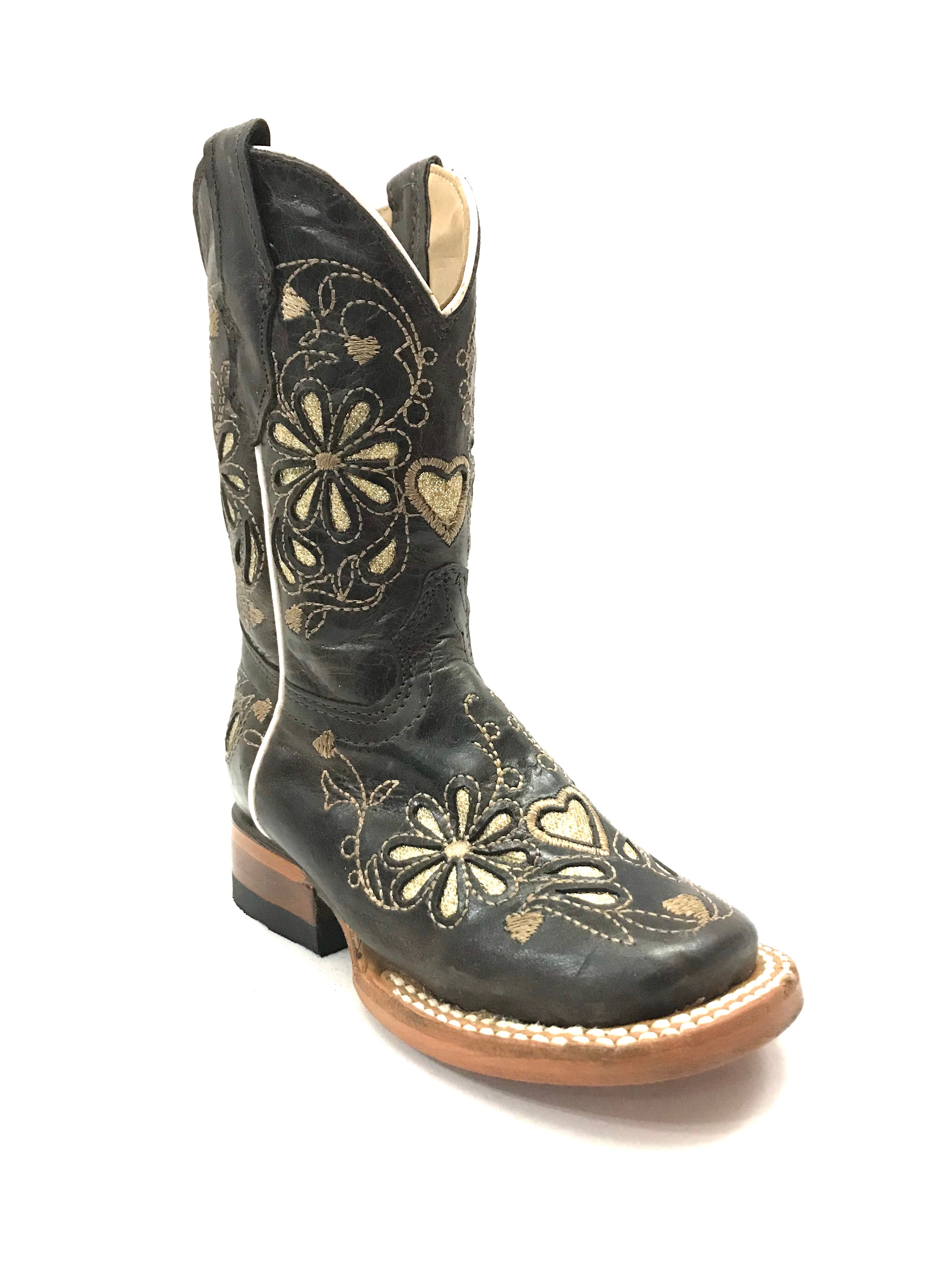 La Sultana Boots Collection Color Light Chocolate/Gold Kids Boots Girls