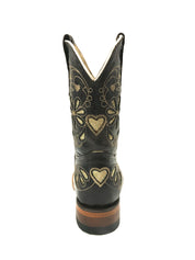 La Sultana Boots Collection Color Light Chocolate/Gold Kids Boots Girls