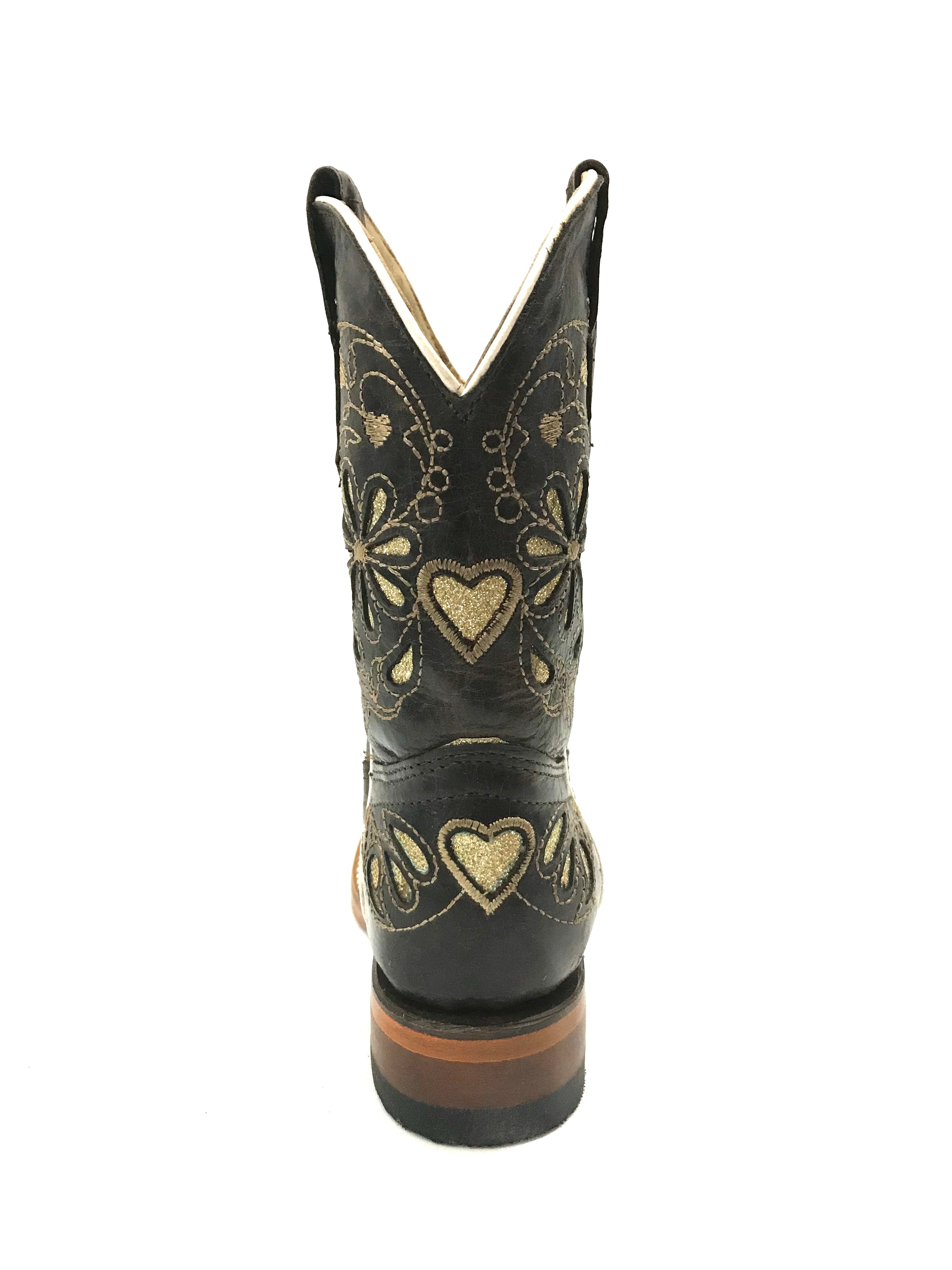 La Sultana Boots Collection Color Light Chocolate/Gold Kids Boots Girls