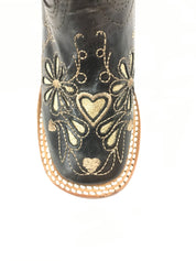 La Sultana Boots Collection Color Light Chocolate/Gold Kids Boots Girls