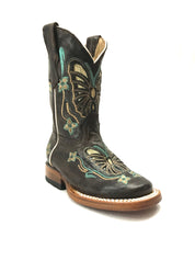 La Sultana Boots Collection Color Turquoise/Chocolate Kids Boots Girls
