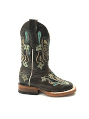 La Sultana Boots Collection Color Turquoise/Chocolate Kids Boots Girls