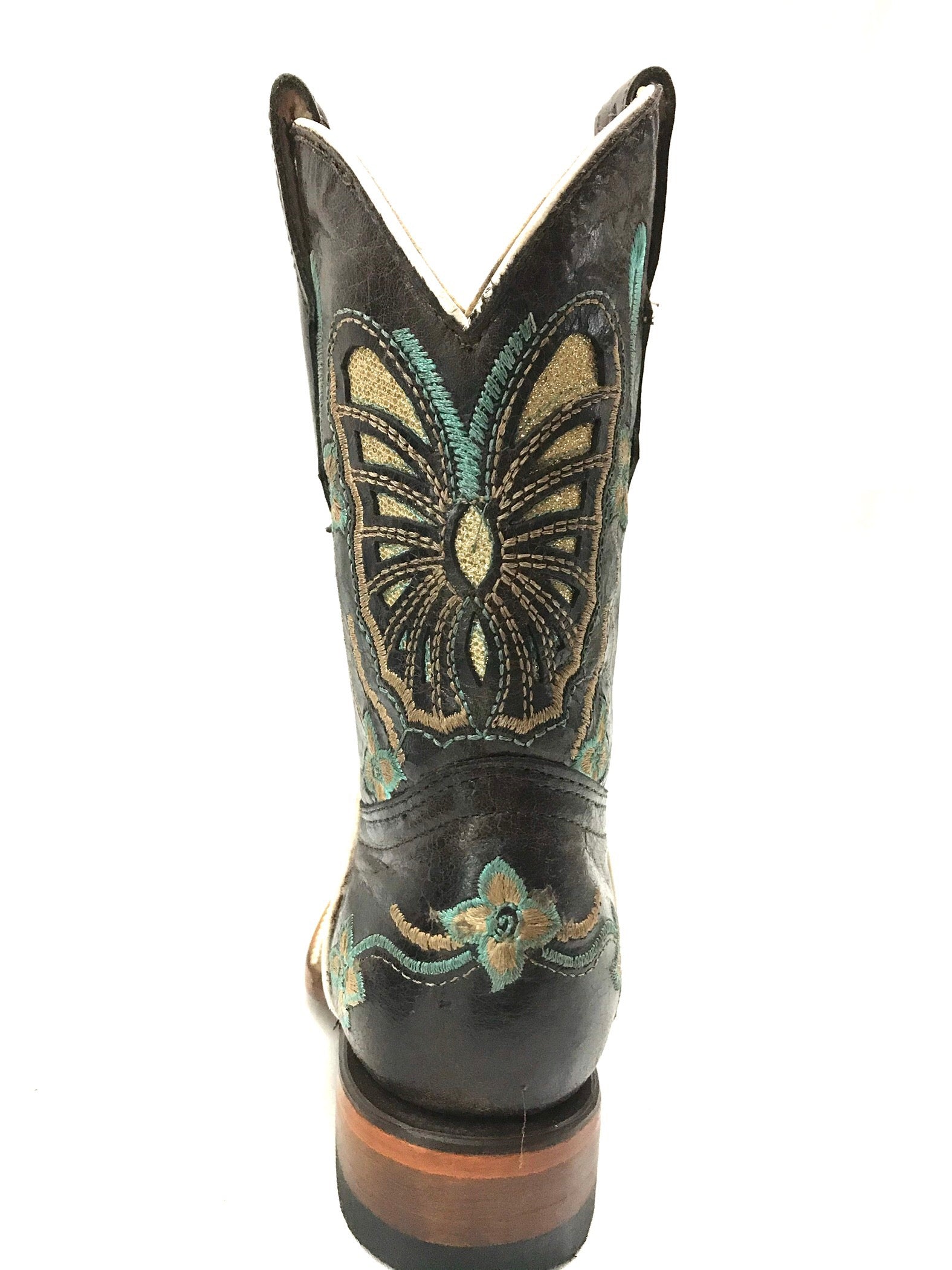 La Sultana Boots Collection Color Turquoise/Chocolate Kids Boots Girls