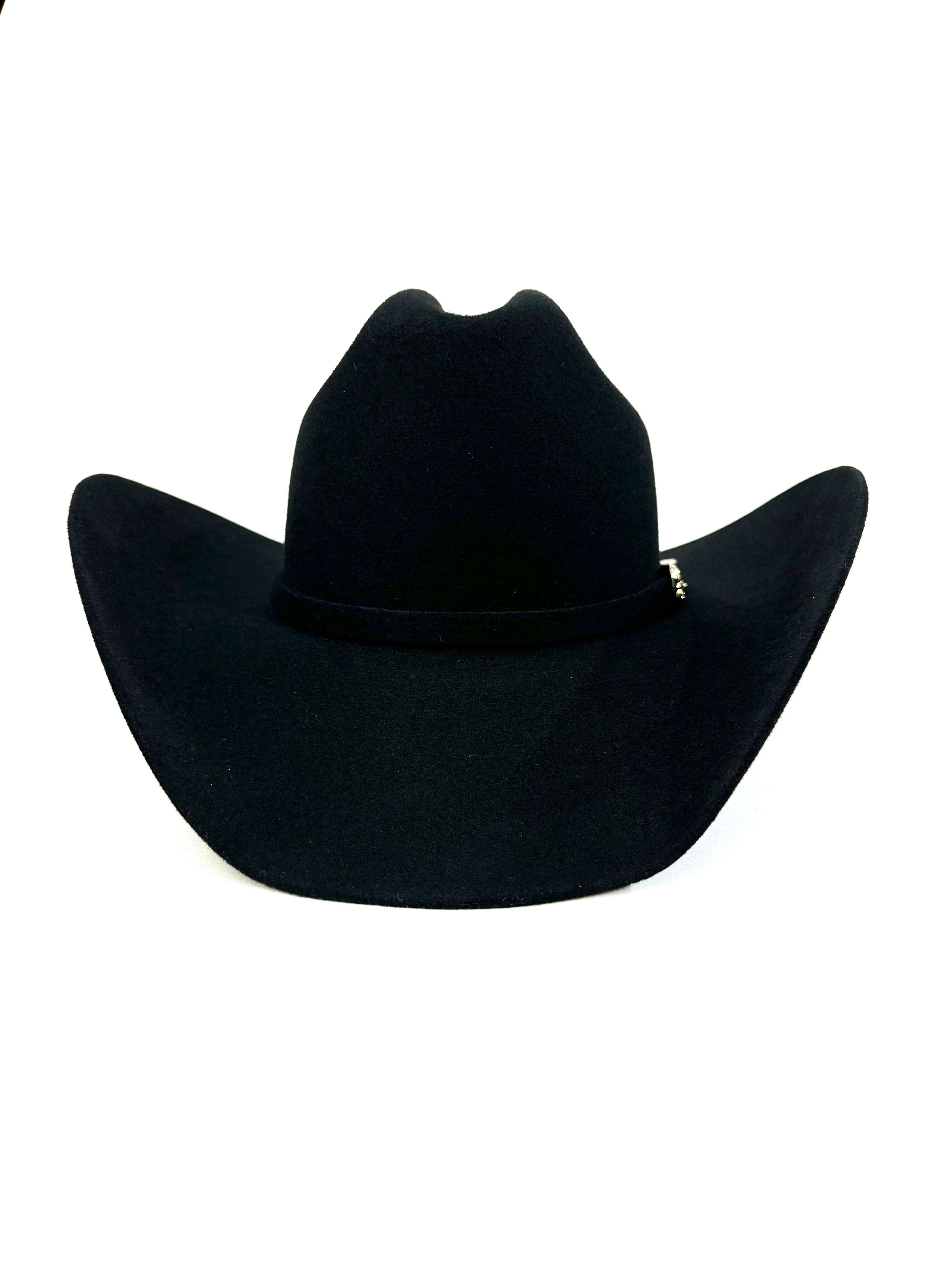 La Sultana Hat Collection 4x Felt Black Classic Buckle Set